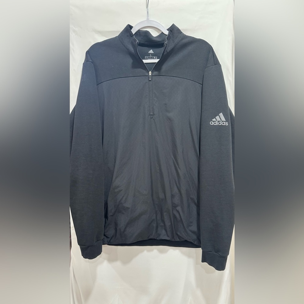 ADIDAS GOLF Men's COLD.RDY NOVELTY Full Zip Up Jacket Black Sz L
